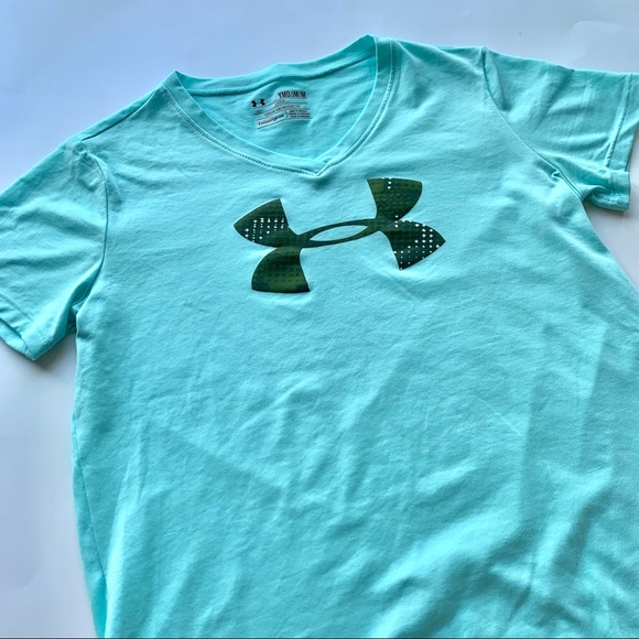 Under Armour | Loose Fit V-Neck Short Sleeve | YOUTH MEDIUM - Picture 4 of 11